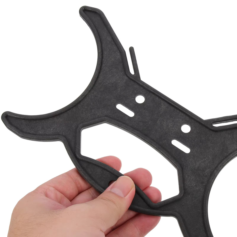 FangNymph 8-teiliger Handkabel-Organizer in Schwarz zur Kabelaufbewahrung und als Seilwickler - Bild 2