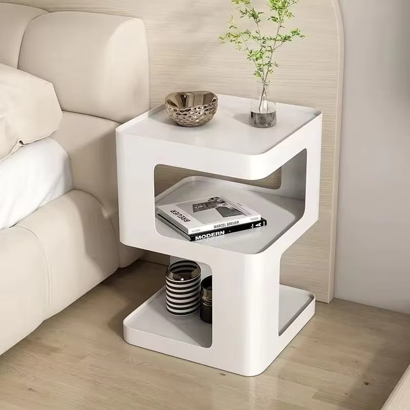Moderner Nachttisch und Couchtisch von LIUSHADUOLA in Schwarz, nordisches Design mit mattem Finish für dein Wohnzimmer oder Schlafzimmer - Bild 1