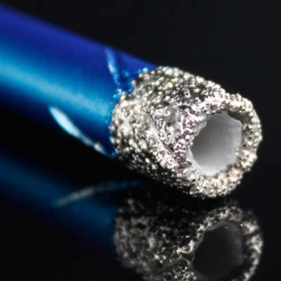 Binoax Diamant-Lochsäge für Keramik, Marmor und Granit, Trockenbohrer für verglaste Fliesen, Blau, 6-16 mm - Bild 2