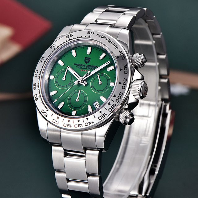 PAGANI DESIGN Chronograph, Quarz, Edelstahl, 40 mm, Herren - Bild 1