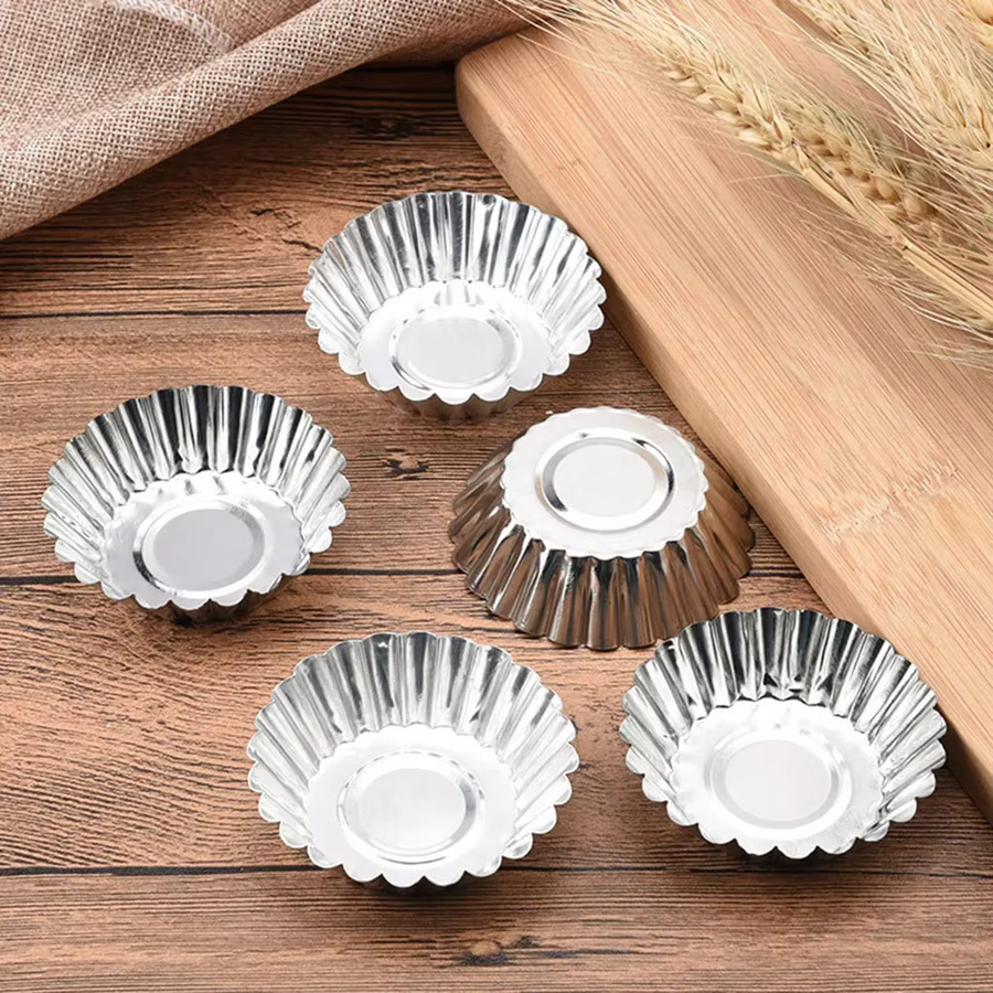 VIE LENTE Backform aus Edelstahl in Silber für Muffins, Cupcakes und Pudding - Bild 2
