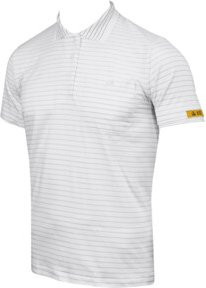 Tempex ESD Damen Polo-Shirt Conductex Cotton Knit, weiß, Größe: XS - Bild 1
