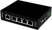 StarTech.com Industrial Gigabit Ethernet Switch mit 5 Ports, DIN-Schiene oder Wandmontage, Schwarz (IES51000) - Bild 1
