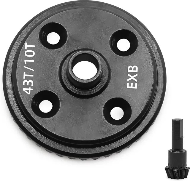 ARRMA Differentialgetriebesatz, 43T+10T, Metall, Schwarz - Bild 1
