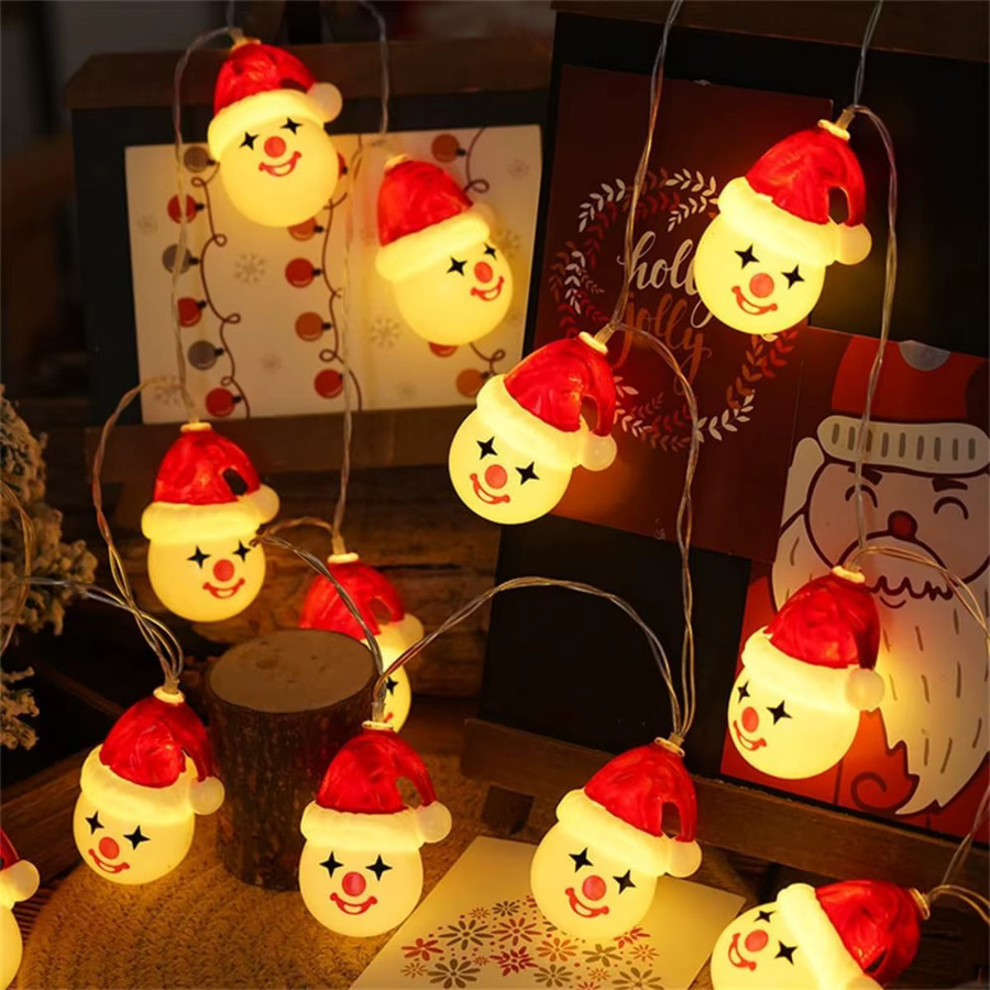 Peach Forest LED Lichterkette mit Bär, Joker und Schneemann in Multicolour, batteriebetrieben für deine Weihnachtsdekoration im Innenbereich - Bild 6
