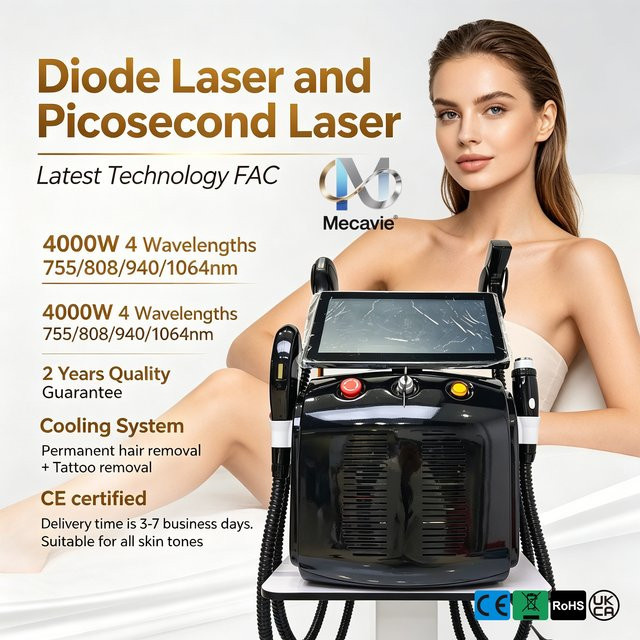Emsnova Titan-Eis-Laser-Haarentfernungsgerät, 4000W, Unisex, Schwarz - Bild 1
