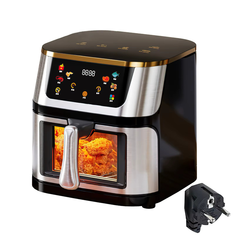 DWiusty Großraum-Heißluftfritteuse mit Toasterfunktion und LED-Touchscreen, 12 l - Bild 8