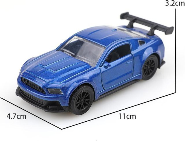 Linyi toy car Modellauto, 1:38, Metall, Blau, ab 4 Jahren - Bild 1