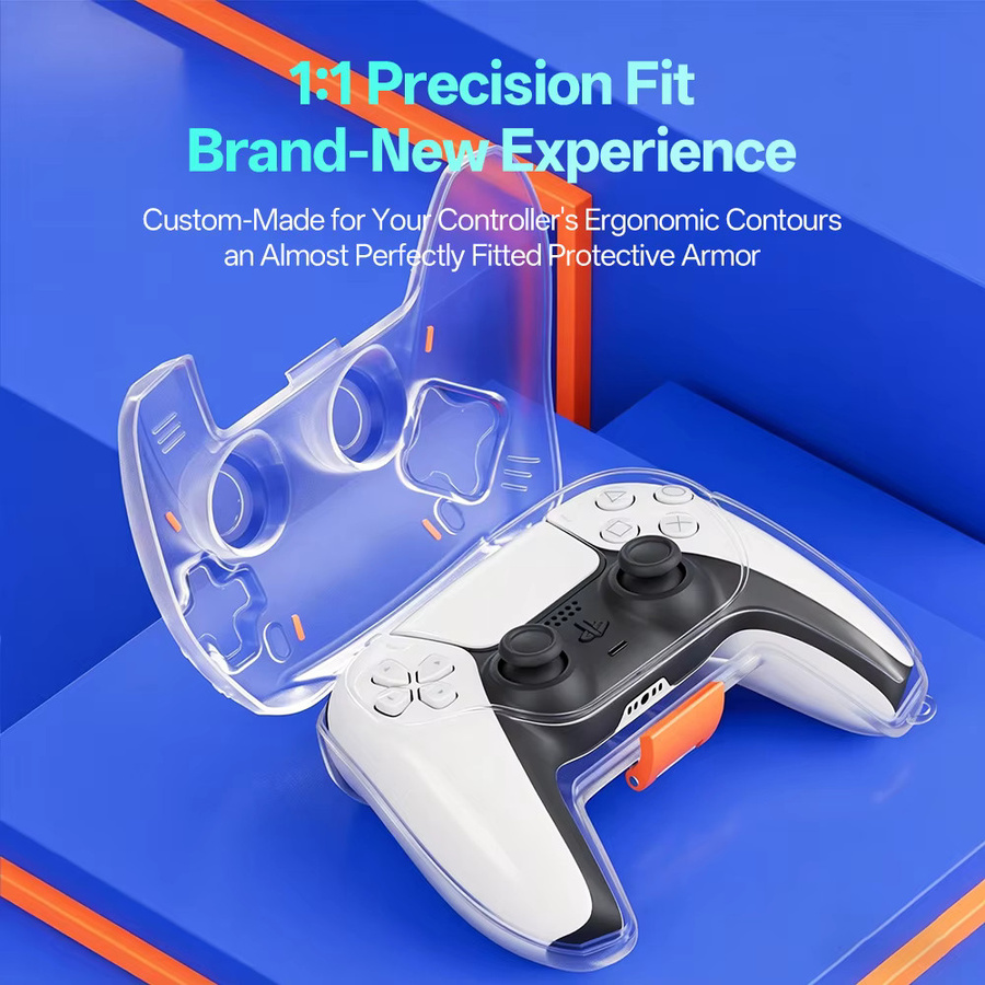 Sony PlayStation 5 Controller Skin Transparente Anti-Rutsch-Silikonhülle zum Schutz vor Staub - Bild 4