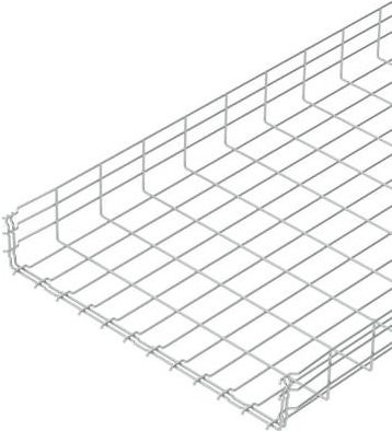 OBO Bettermann Gitterrinne 6002417, Farbe: Silber, L x B x H: 3 m x 60 cm x 10,5 cm - Bild 1