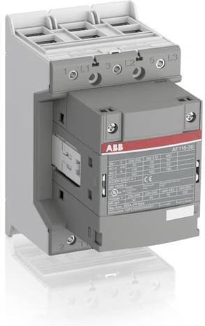 ABB Schütz AF116-30-00-12 in Grau mit 3 Schließern und 55kW - Bild 1