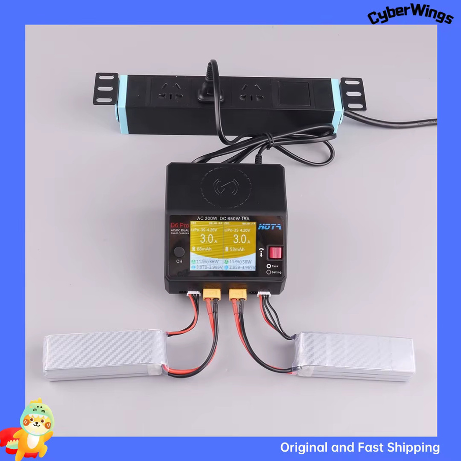 HOTA Classic HOTA D6 Pro Smart Charger und Entlader für FPV-Batterien und Telefone - Bild 2