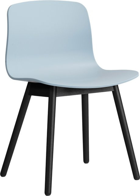 HAY About A Chair AAC 12 Esszimmerstuhl aus Polypropylen in Blau mit Eichengestell - Bild 1