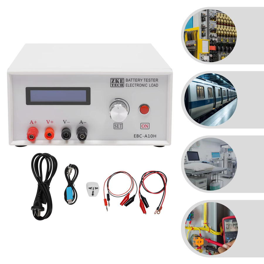 EBC-A10H Batterietester Elektronische Last 150W mit LCD-Anzeige für Lithium, LiFePO4 und Blei-Säure, Kapazitätstest bis 30V/10A - Bild 2