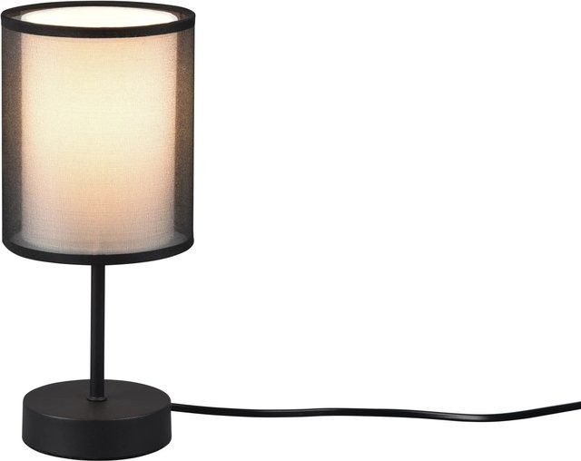 Trio Tischleuchte Burton LED Schwarz Matt B: 28,5 cm, T: 12,5 cm, H: 12,5 cm - Bild 1