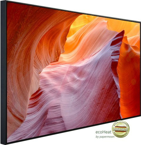 papermoon EcoHeat Infrarotheizung Antilope Slot Canyon mit Matt-Effekt in Bunt, App-Steuerung und Überhitzungsschutz - Bild 1