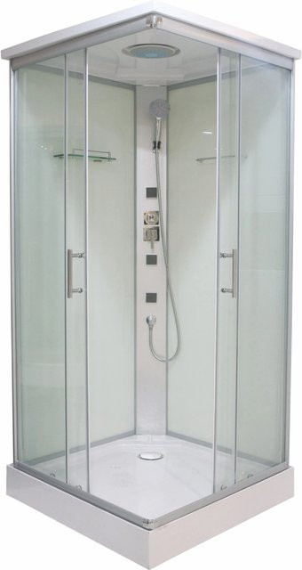 Sanotechnik Komplettduschkabine Twist B: 210 cm, B/T/H: 90 x 90 x 210 cm - Bild 1