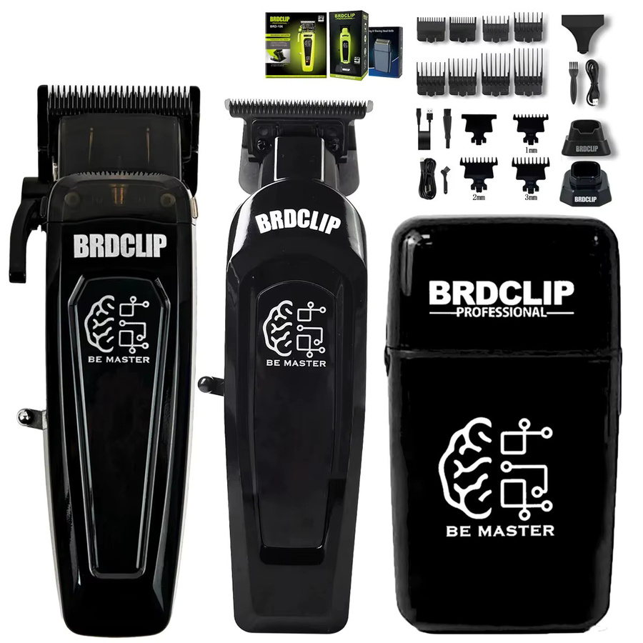 BRDCLIP Elektrischer Akku-Trimmer, Schwarz, Unisex - Bild 5