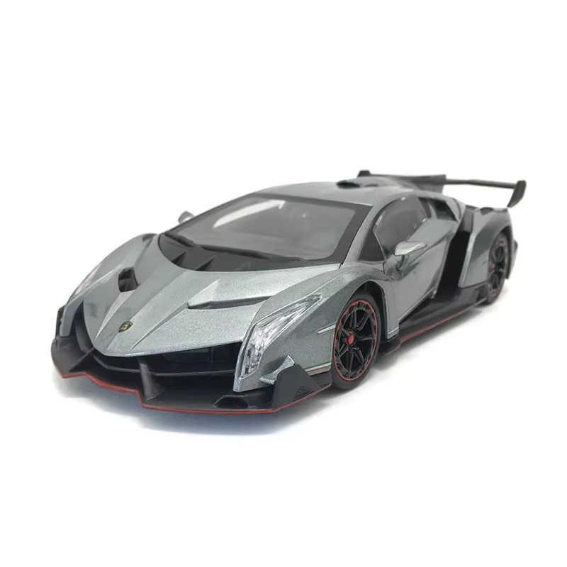 Lamborghini Veneno, Modellauto, 1:24, Metall, Rot, Grau - Bild 2