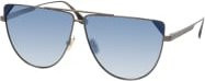 Victoria Beckham VB 239S Sonnenbrille Aviator, Vollrand, Metall, Damen - Bild 1