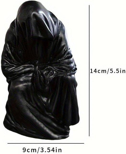 Yiran Furniture Geist Zauberer Skulptur aus Harz als kreative Retro Desktop Dekoration - Bild 1