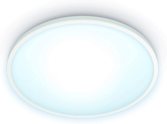 WiZ Super Slim LED-Deckenleuchte Tunable White, 14W, Weiß, Durchmesser: 24,2 cm - Bild 1