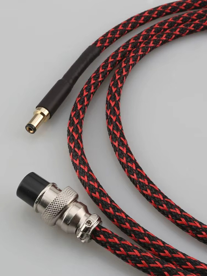 Aouyade GX16-2 Pin auf 5,5x2,5mm Reinkupferkabel für AC/DC Phono-Verstärker und Lineare Netzteile - Bild 6