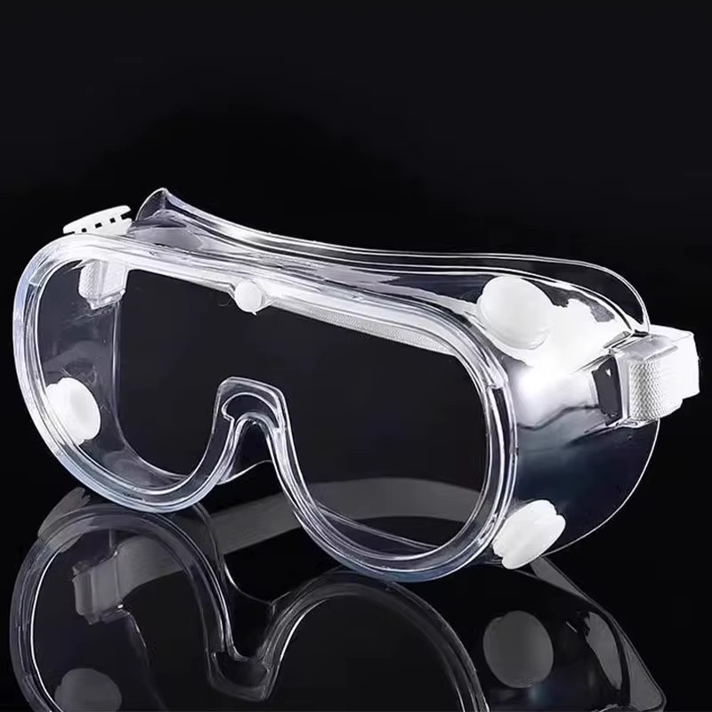 NIGF Schutzbrille mit breiter Sicht und Antibeschlagfunktion, klare Linse, verstellbarer Augenschutz - Bild 2