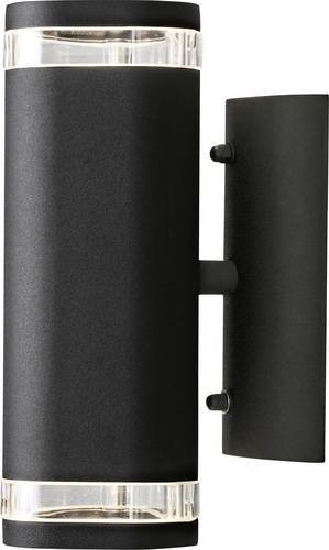 Konstsmide Modena 7512-750 Außenwandleuchte in Schwarz mit GU10 Fassung und transparentem Glas - Bild 1