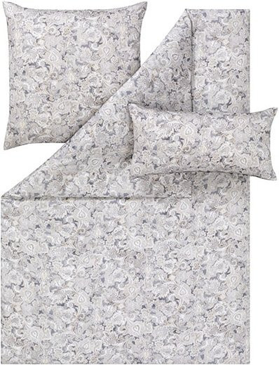 Estella Bettwäsche Franziska aus Lyocell mit floralem Nature-Design in Blau - Bild 1