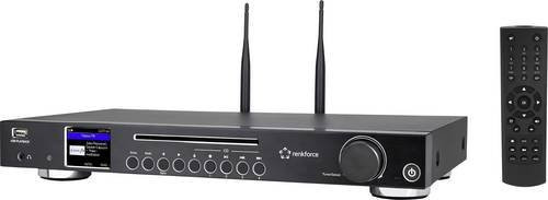 Renkforce RF-DAB-IR1702 Internet CD-Radio mit DAB+, FM, Bluetooth, WLAN und DLNA in Schwarz - Bild 1
