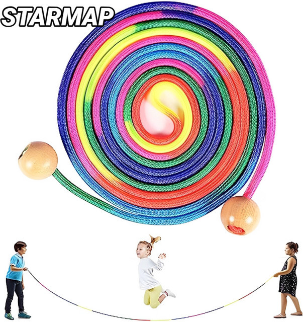 STARMAP Regenbogen-Springseil, Geschwindigkeits-Fitness-Sprungseil, Outdoor-Sport - Bild 1