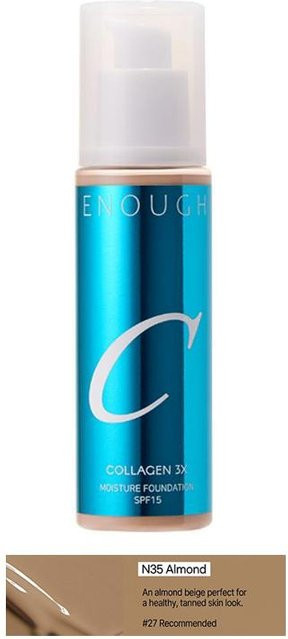 ENOUGH Foundation mit Kollagen, Almond, 100 ml - Bild 1