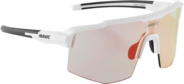 Mavic MVS Sonnenbrille, semi_rimless, wrap, weiß, unisex, plastic - Bild 1