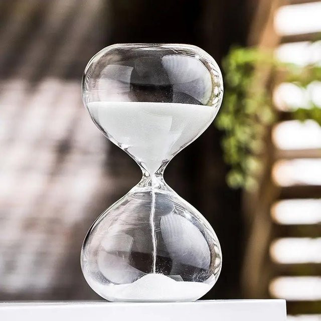 Yiran Furniture Sanduhr aus Glas für das Zeitmanagement als dekoratives Ornament für Schreibtisch und Zuhause - Bild 1
