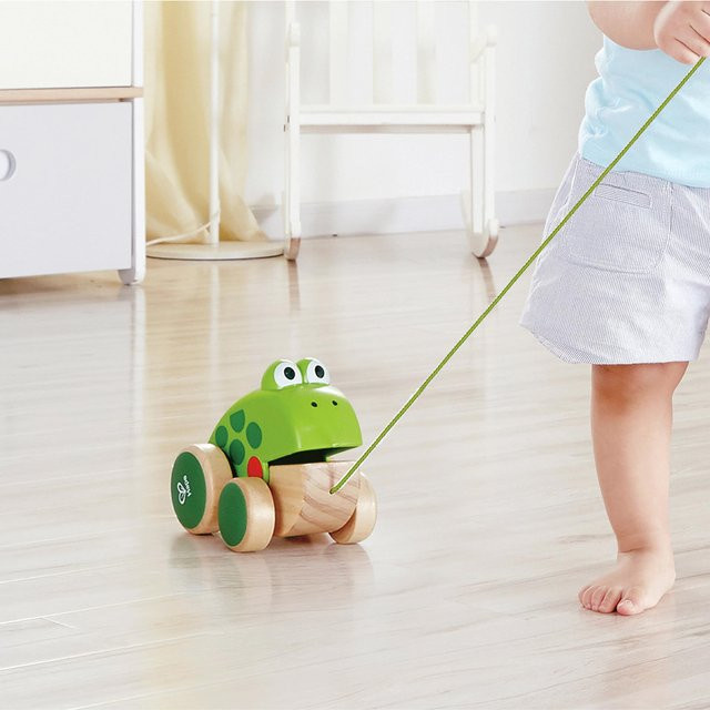 Hape Nachziehspielzeug Frosch Fridolin - Bild 1