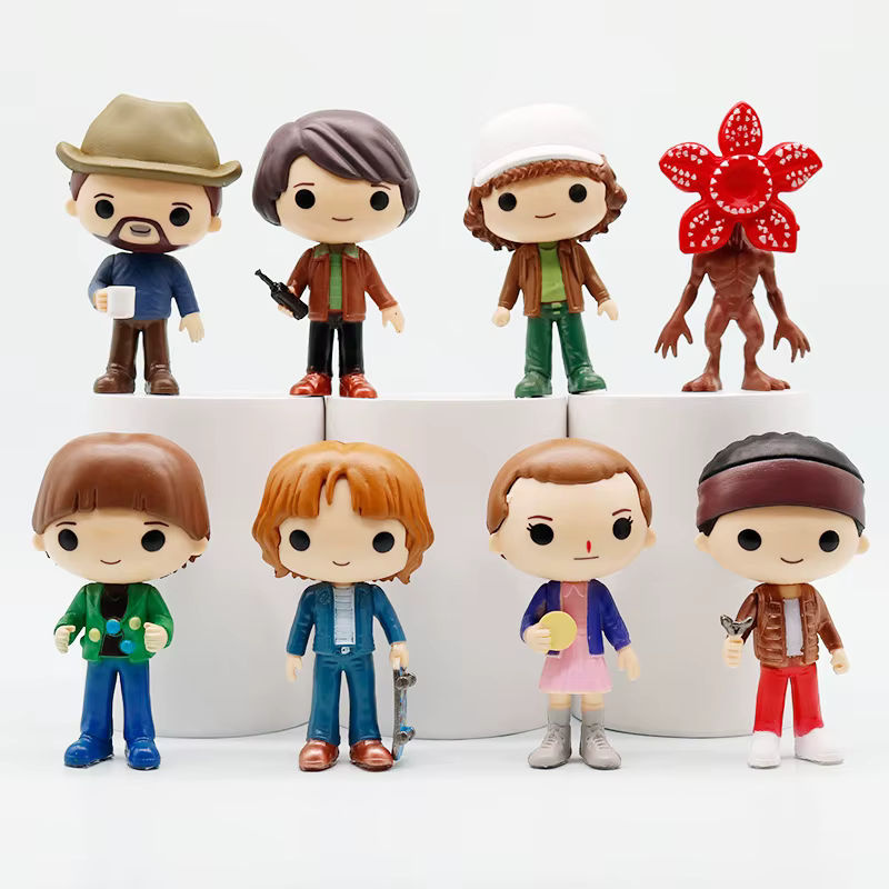 Bandai Stranger Actionfiguren Eleven Dustin Barb Steve Demogorgon aus Kunststoff, mehrfarbig, Desktop-Dekoration - Bild 4
