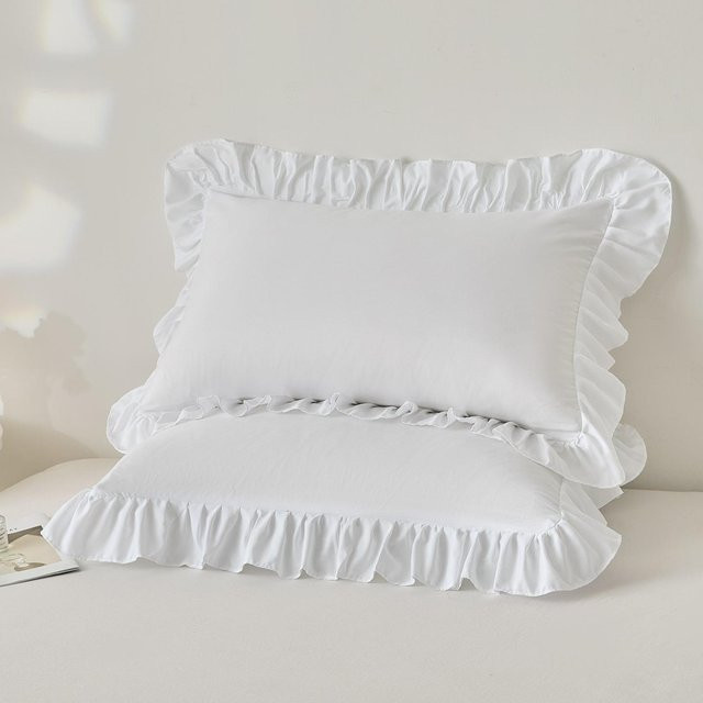 2er-Set JMG Clothing Sommer Kühlkissenbezüge aus Polyester, atmungsaktiv, Farbe: Weiß, B/H: 30 x 50 cm und 40 x 60 cm - Bild 1