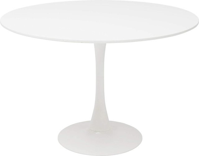 EGOONM Gina Runder Tisch in Weiß im modernen nordischen Stil für Küche, Esszimmer, Wohnzimmer oder Balkon, Durchmesser: 70 cm - Bild 1