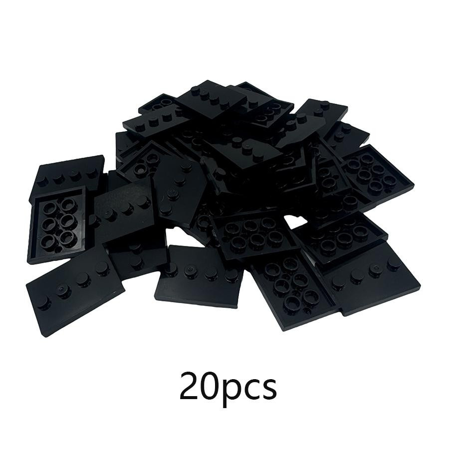 Yiran toy Stadtfiguren Grundplatte Display Halter 20-teiliges Set schwarz - Bild 5