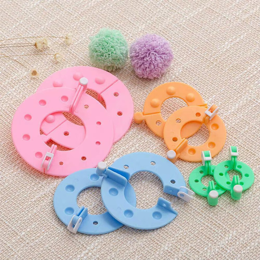 KITPIPI 8er Set Wolle Ball Maker für DIY Pompons und Plüschbälle - Bild 3
