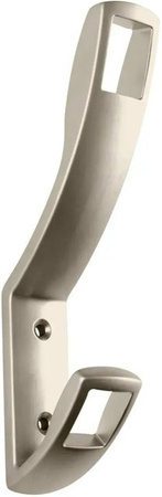 SOTECH Garderobenhaken PETI in Edelstahloptik Matt, Silber, B/H/T: 151 x 71 x 24 mm