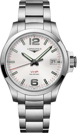Longines Armbanduhr Conquest VHP, Quarz, Edelstahl, 41 mm, Herren - Bild 1