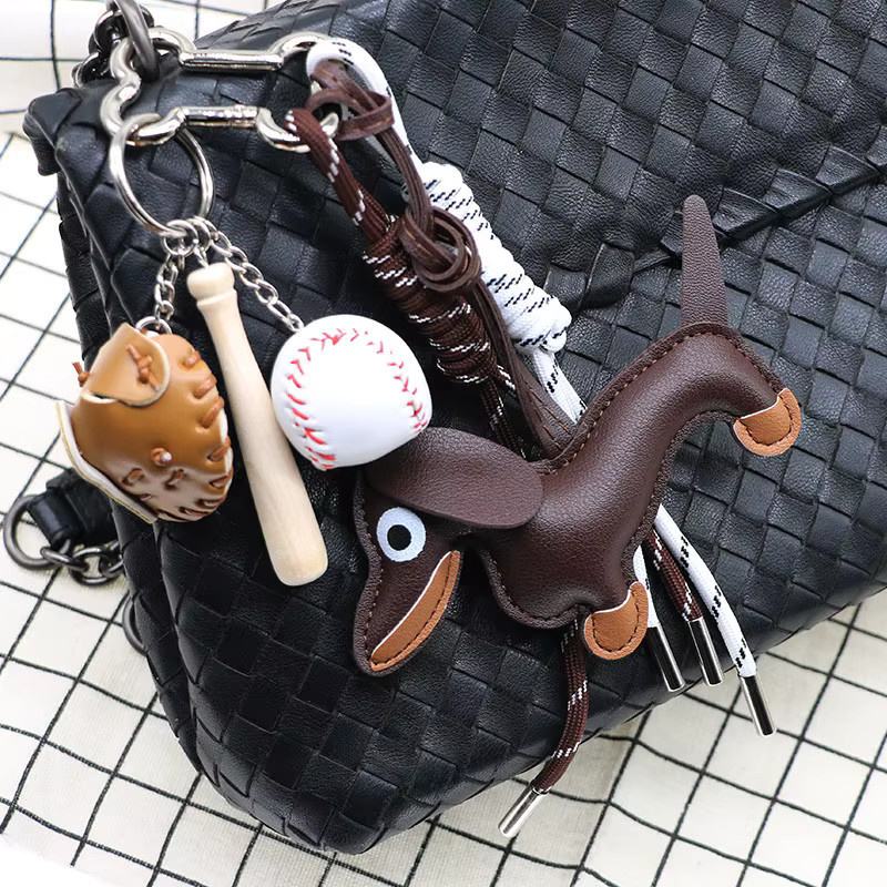 Yogodlns Anhänger Wurst Hund Form, Tasche Hängende Dekoration - Bild 2