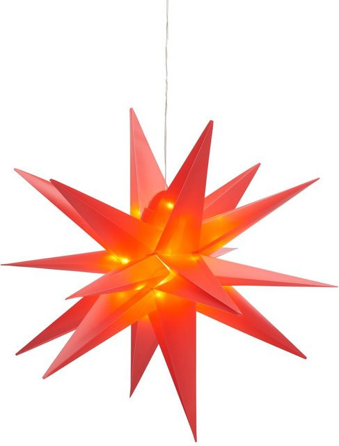 LED-3D Stern Wega von Riffelmacher & Weinberger in Rot zur Weihnachtszeit - Bild 1