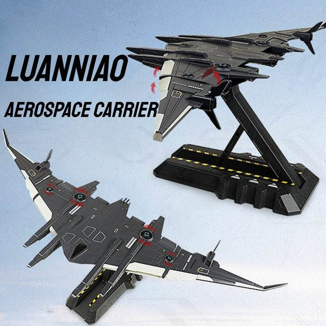 Luanniao Luft- und Raumfahrtträger-Modell, Militärmodelle, Weltraum, Schwarz - Bild 1