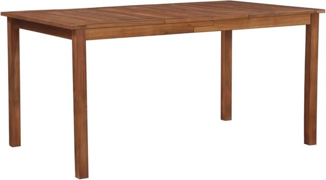 vidaXL Gartentisch aus Akazienholz in Braun, rustikaler Esstisch für Garten und Terrasse, B/T/H: 150 x 90 x 74 cm - Bild 1