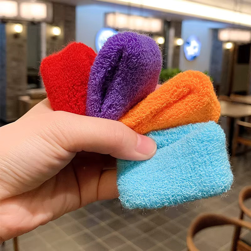 Haarbänder Kinder, bunte Scrunchie Ringe, elastisch - Bild 3