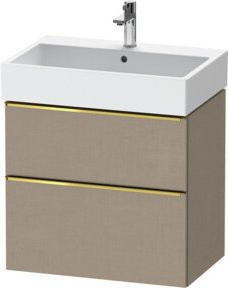 Duravit Waschtischunterschrank D-Neo mit 1 Kasten und 1 Auszug, Breite: 68,4 cm, Tiefe: 44,2 cm, Höhe: 62,5 cm - Bild 1