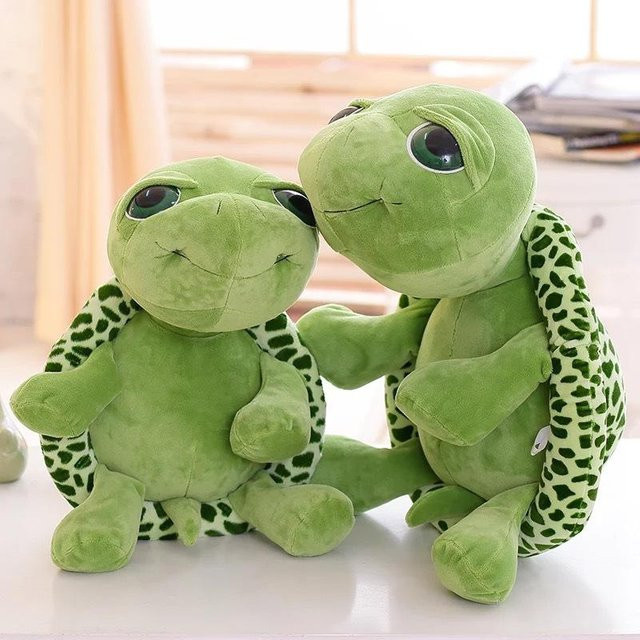 Bai Fen Bai dolls and toys Schildkröte Plüschtier grün 20cm - Bild 1